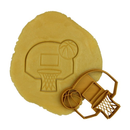 Thème Basketball - Panier, Ballon de basket - Lot d'emporte-pièces