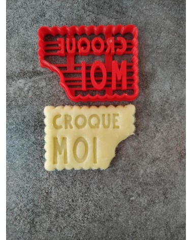 "CROQUE MOI" - Petit beurre - Emporte-pièce