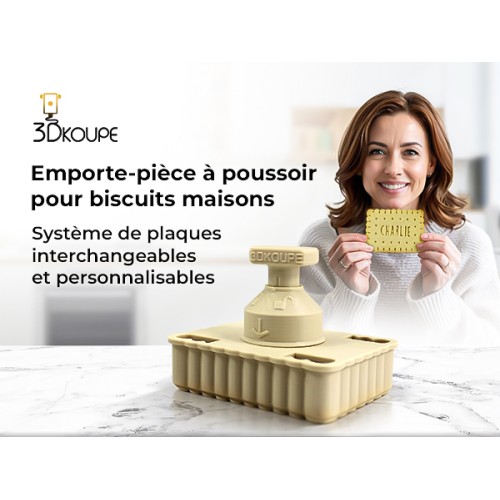 Emporte-pièce personnalisable PivoFix – Modèle Prénom étoilé