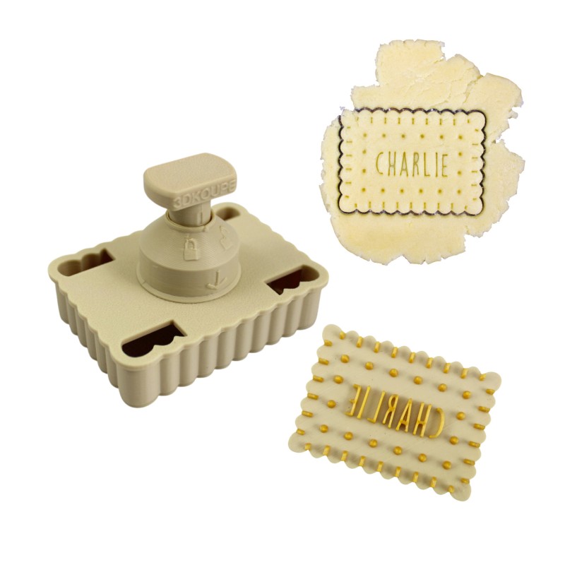 Emporte-pièce personnalisable PivoFix – Modèle Veritable Petit beurre