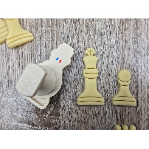 Emporte-pièces à poussoir - Échecs (roi, reine, fou, cavalier, tour, pion)