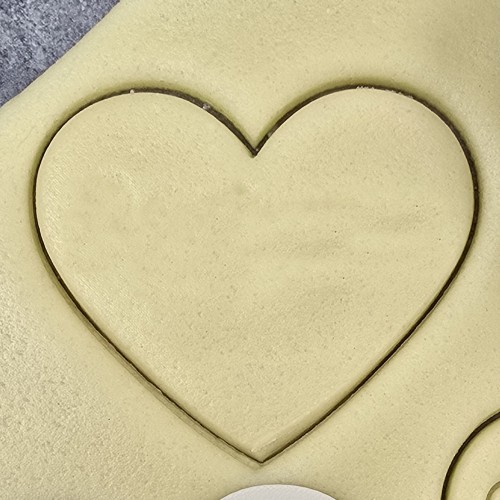 Emporte-pièce coeur Pivofix - 1 à 2 lignes personnalisables