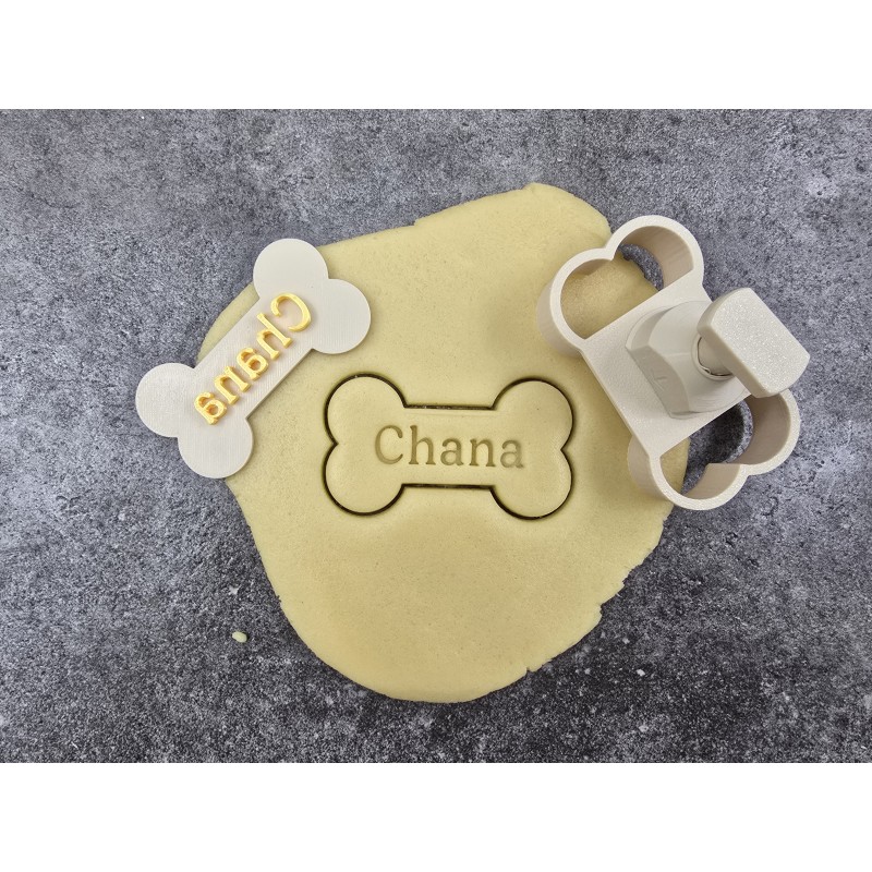 Emporte-pièce os de chien Pivofix - 1 ligne personnalisable