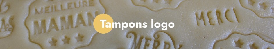 Tampon Biscuit Logo Personnalisable